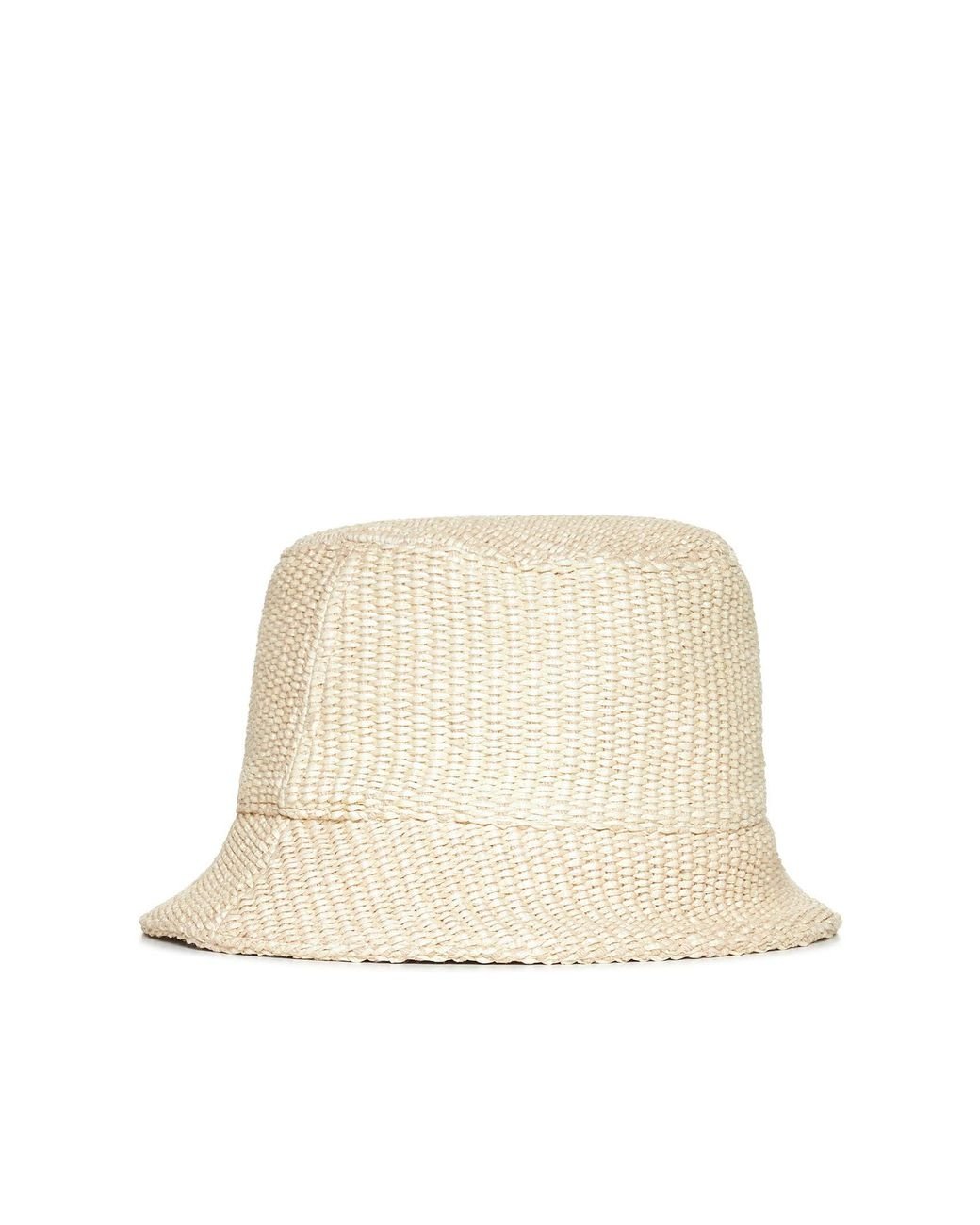 Marni Raffia Bucket Hat in Natural | Lyst