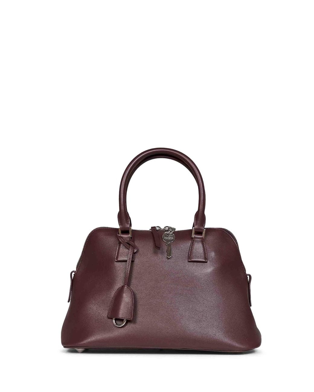 Maison Margiela Purple Burgundy 5Ac Soft Medium Handbag