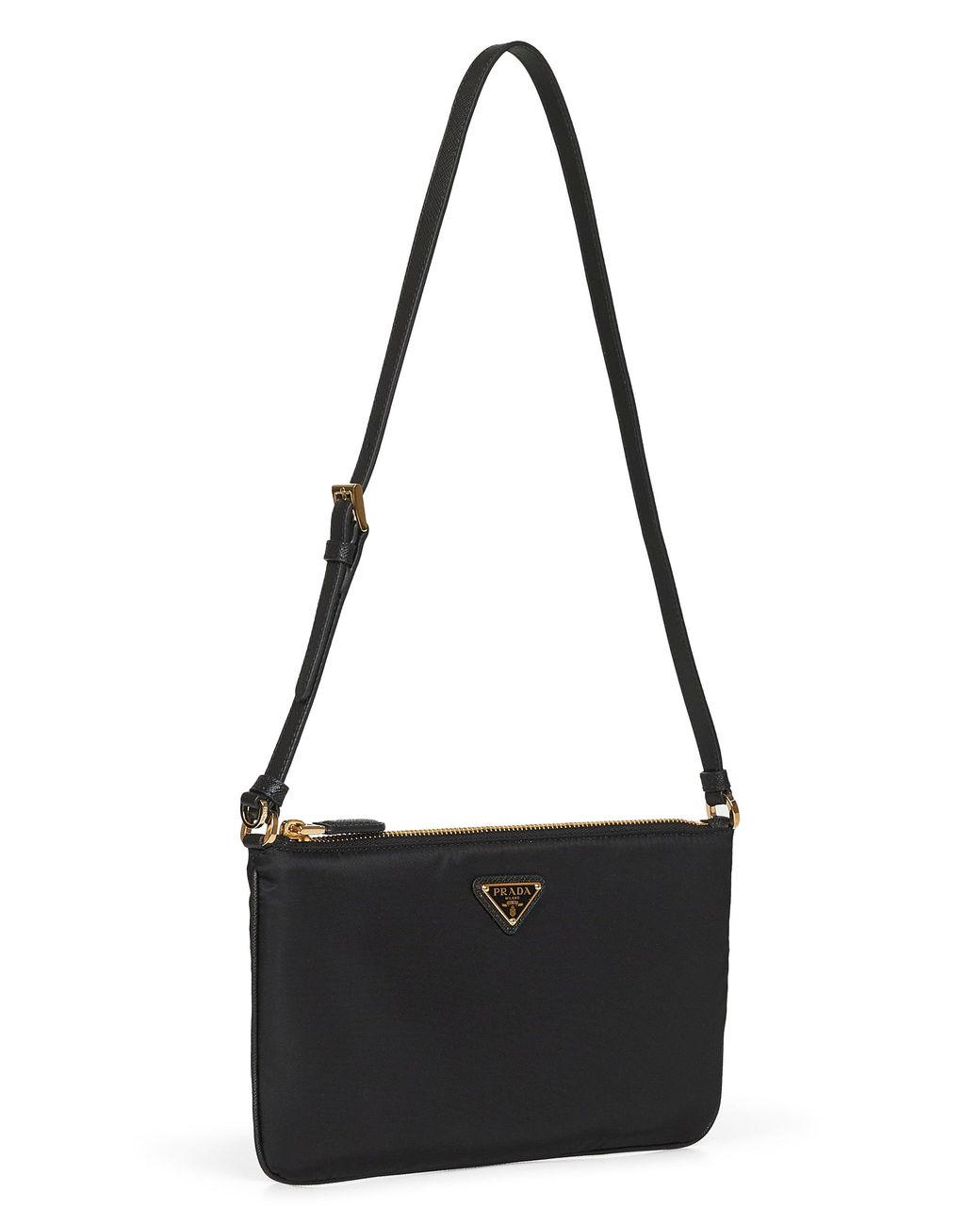 Prada Black Pouch With Shoulder Strap