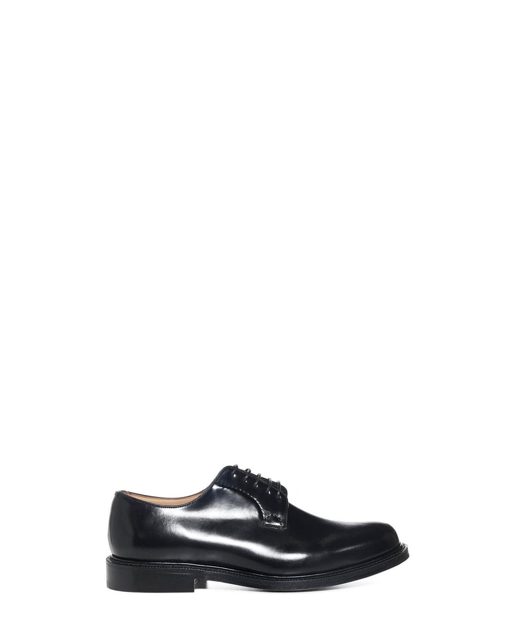 Church's White Leather Shannon Derby Blucher Shoes for men