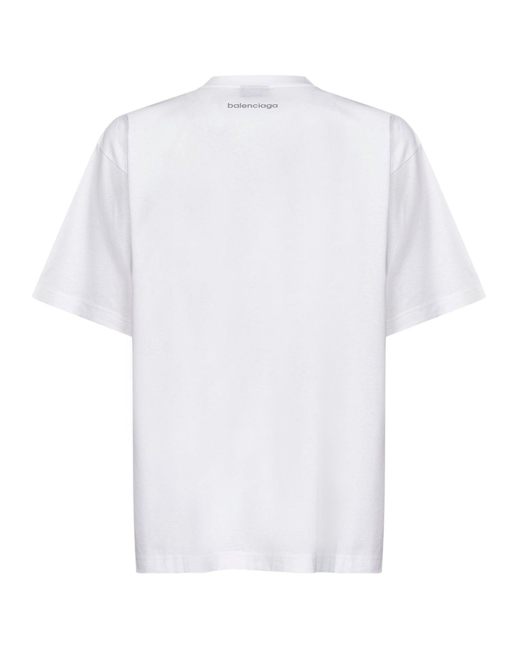 Balenciaga White Bodysuit Medium-Fit T-Shirt for men
