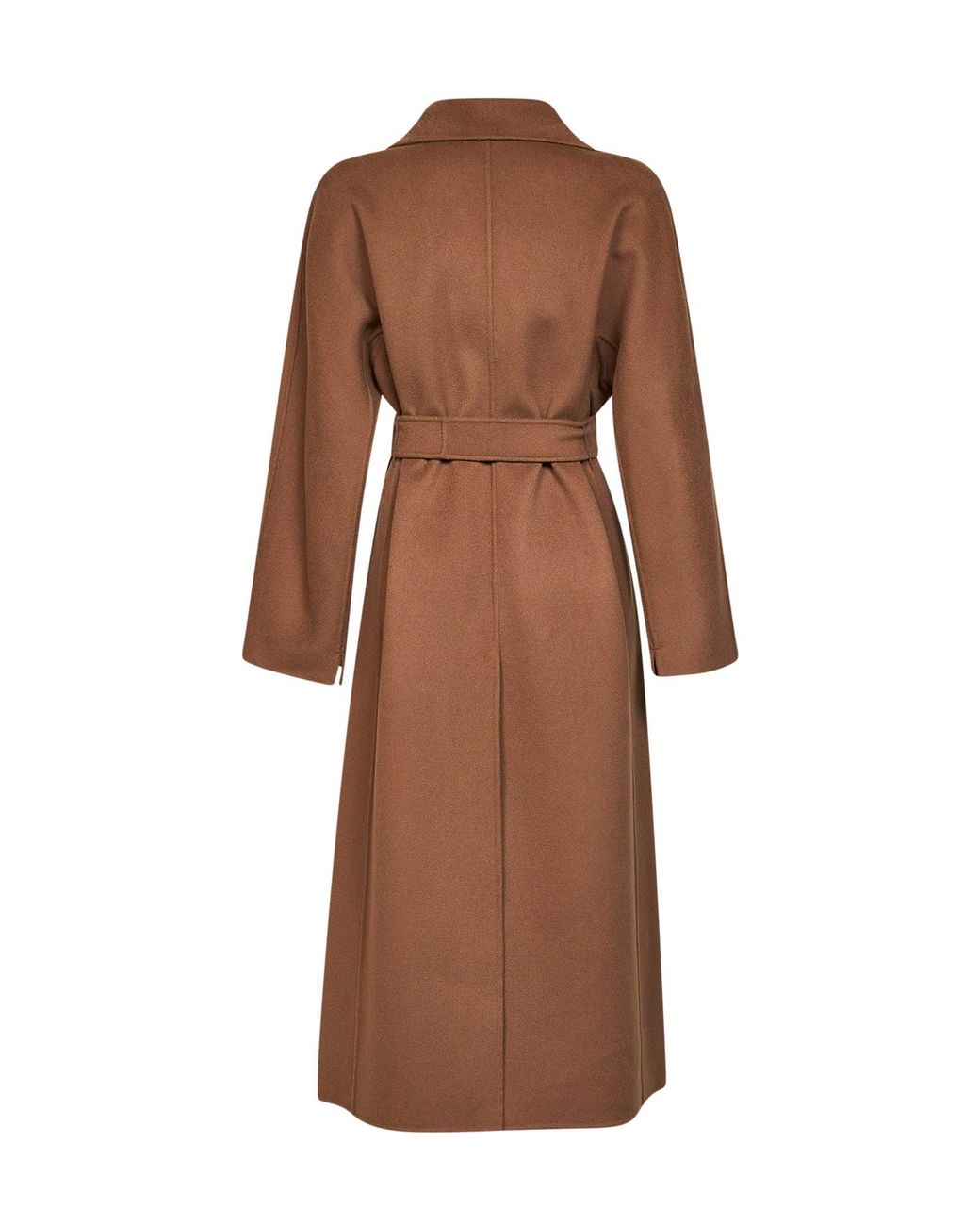 Max Mara Brown Dark Camel Smmpenelope Long Wrap Coat
