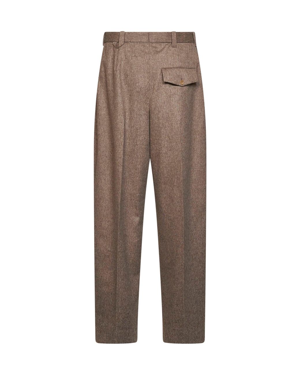 Jacquemus Gray Wool The Fernando High-Waisted Trousers for men