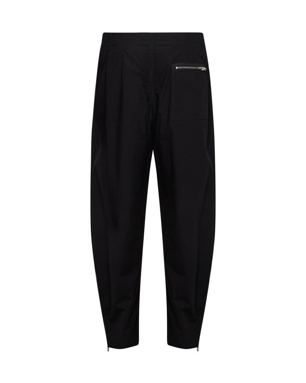 Fendi Black Parachute Canvas Cargo Trousers