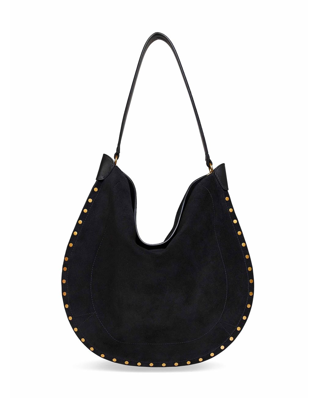 Isabel Marant Black Oskan Hobo Soft Shoulder Bag