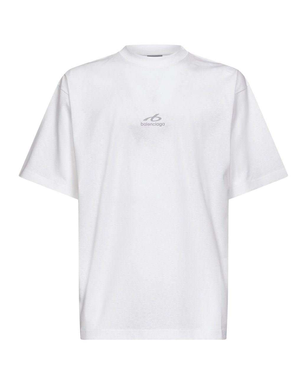 Balenciaga White Bodysuit Medium-Fit T-Shirt for men