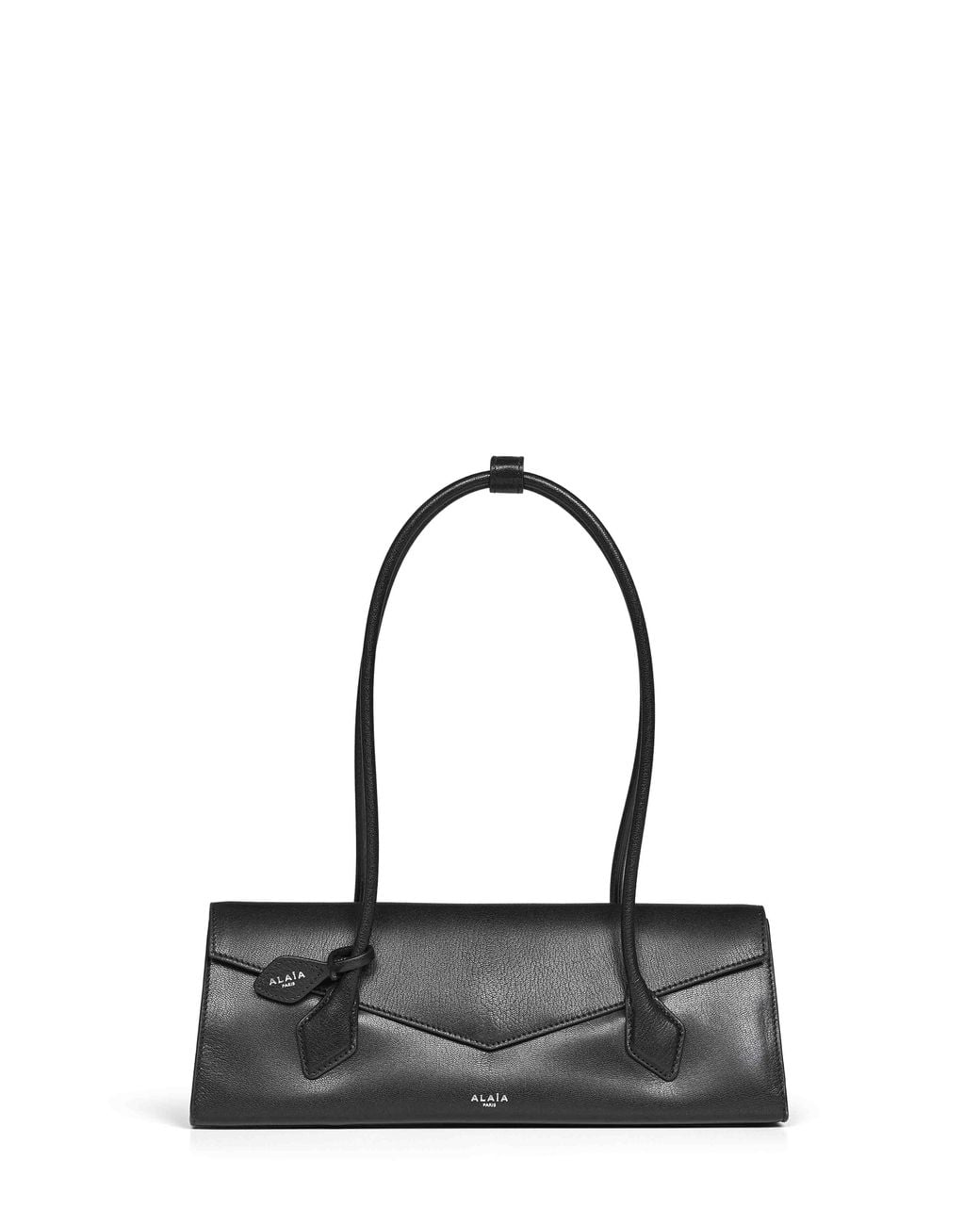 Alaïa Black Le Teckel Flap Medium Shoulder Bag