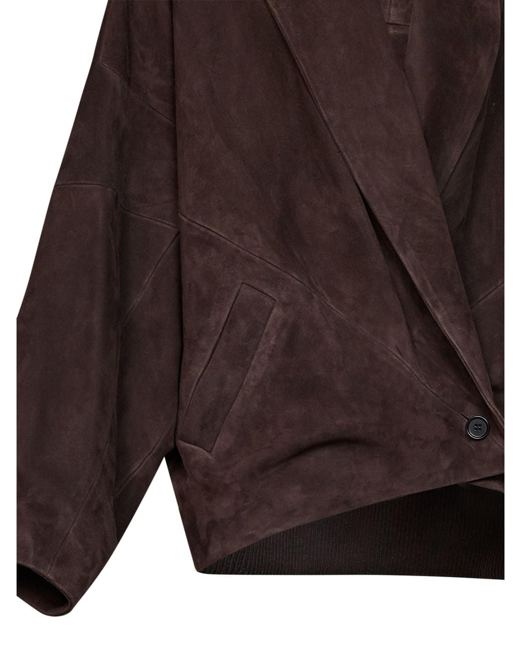 Co. Brown Cholate Suede Wrap Jacket