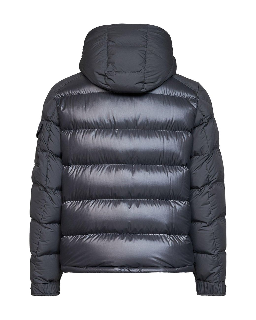 Moncler Black Dark Maya Short Hooded Down Jacket for men