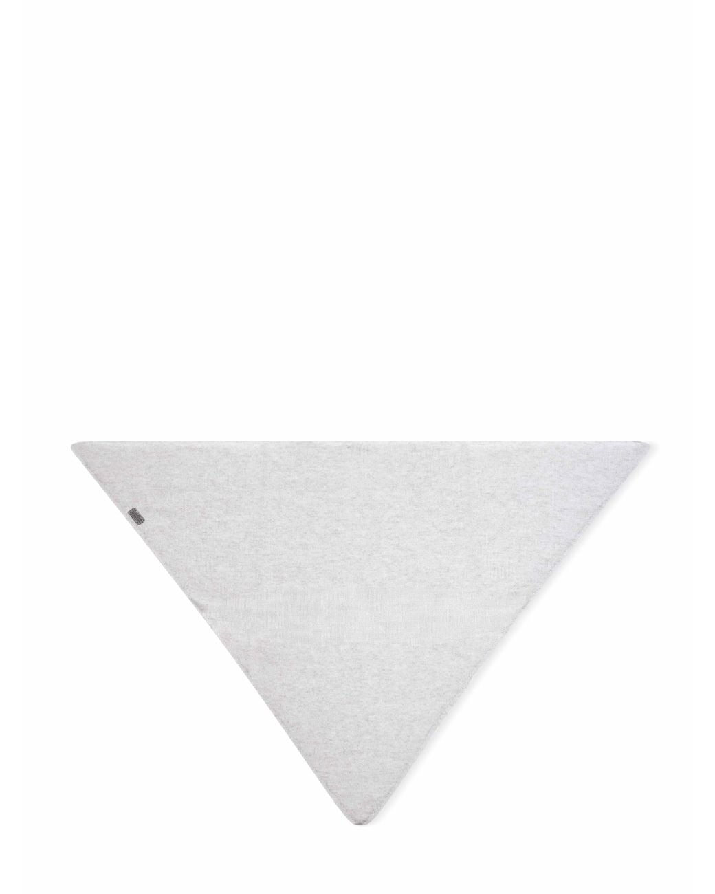 Brunello Cucinelli White Pearl Cashmere Scarf With Monili