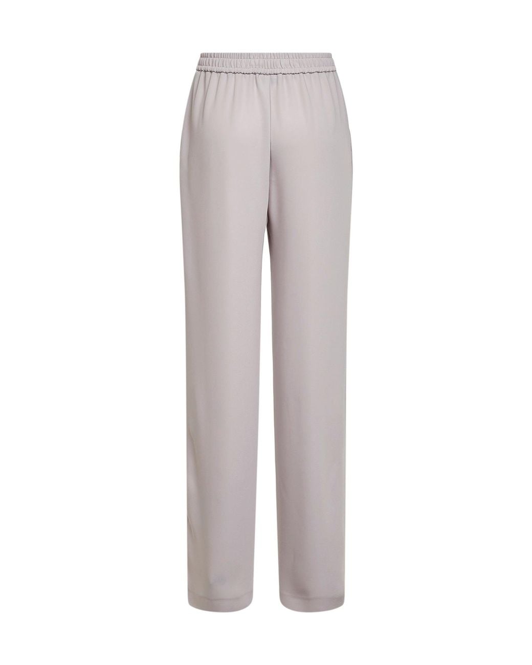 Herno Gray Chantilly Lucent Cady Fluid Trousers