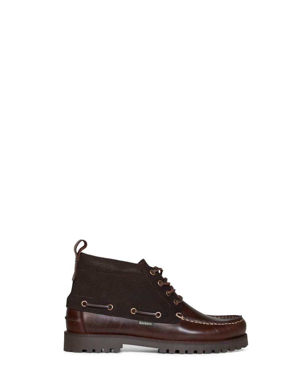 Barbour White Dark Harle Chukka Boots for men