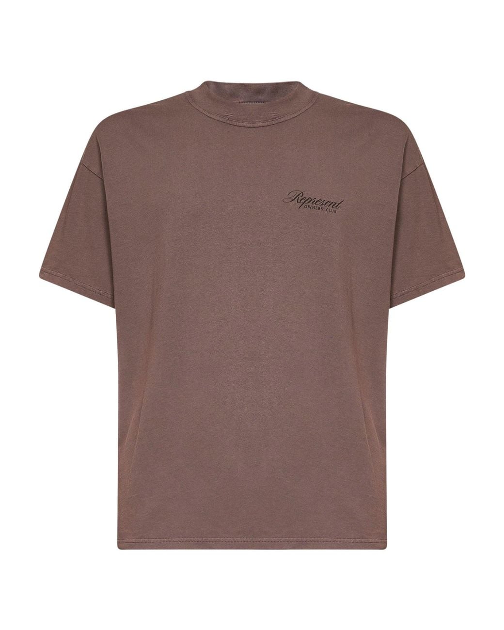 Represent Brown Truffle Owners Club Script T-Shirt for men