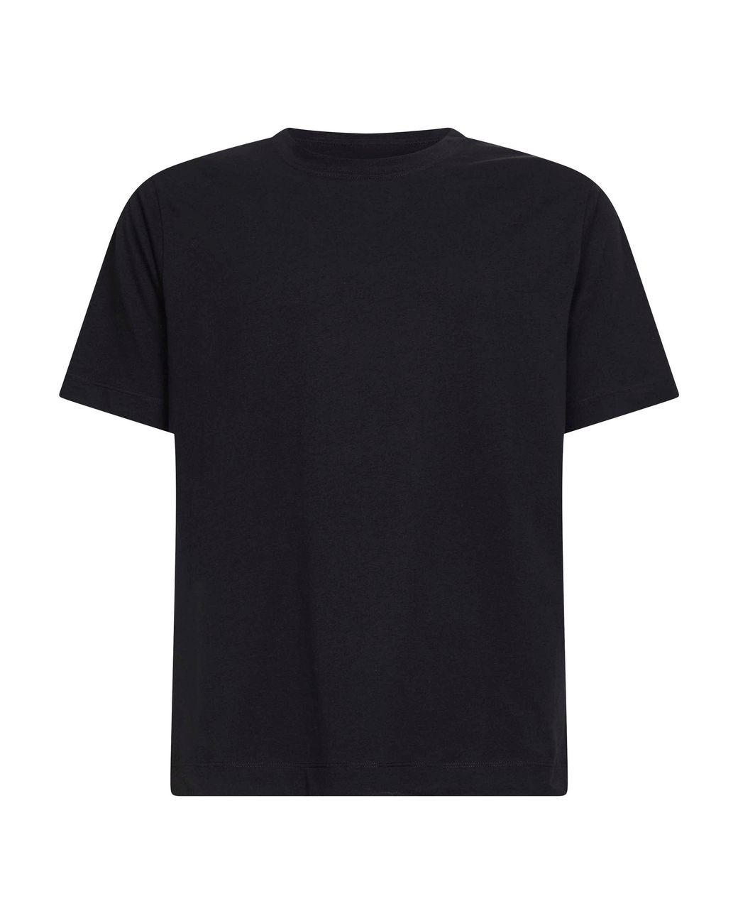 Dries Van Noten Black Jersey Regular-Fit Crewneck T-Shirt for men