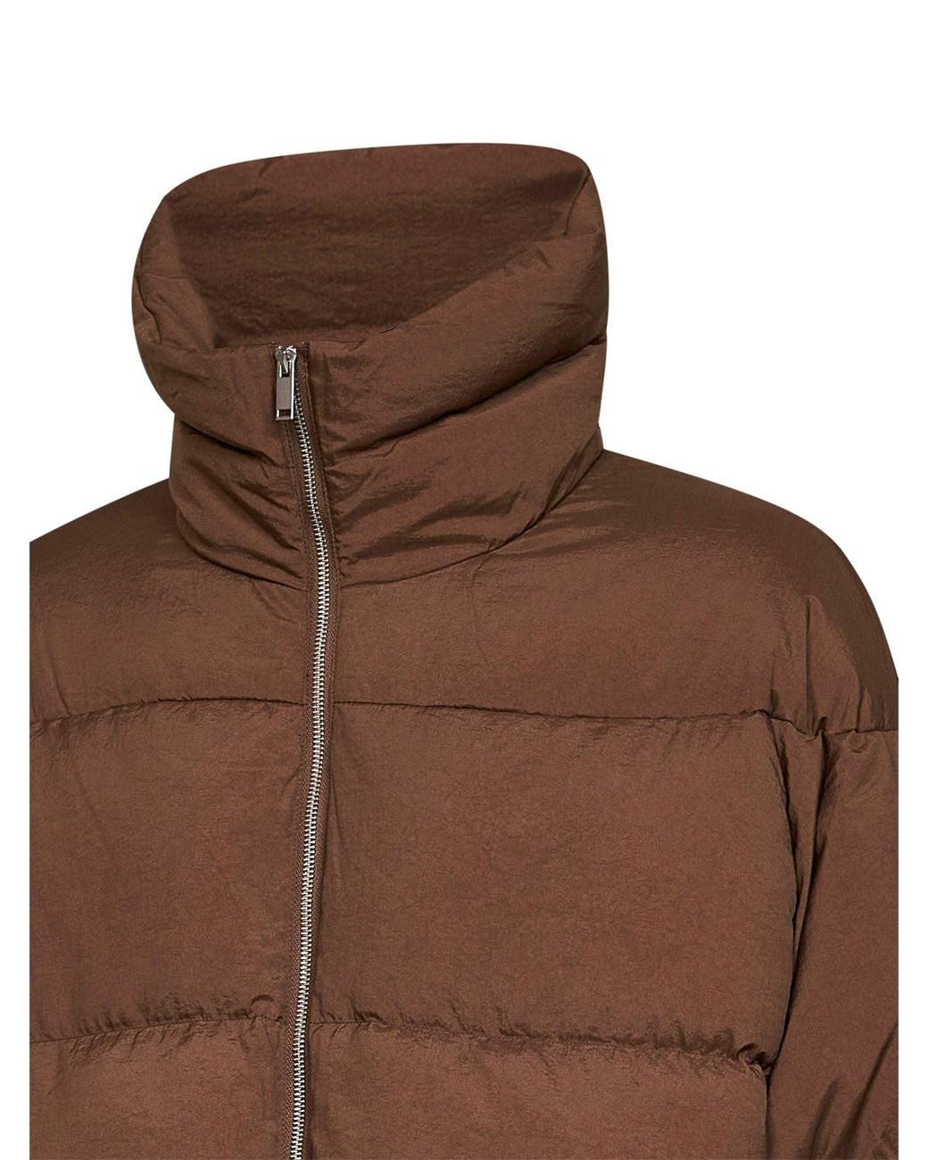 Studio Nicholson Brown Bark Nylon Massey Down Jacket for men