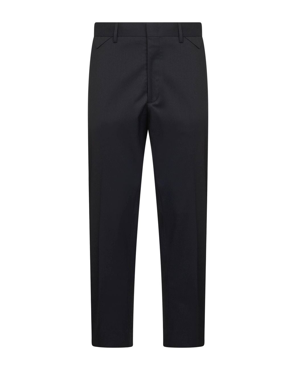 D 40 Blue Stretch Wool Blend Cooper T1.7 Trousers for men