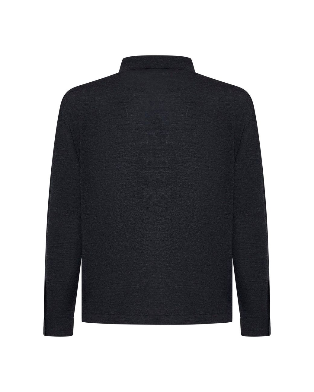 D 40 Blue Virgin Wool Knit Shirt for men