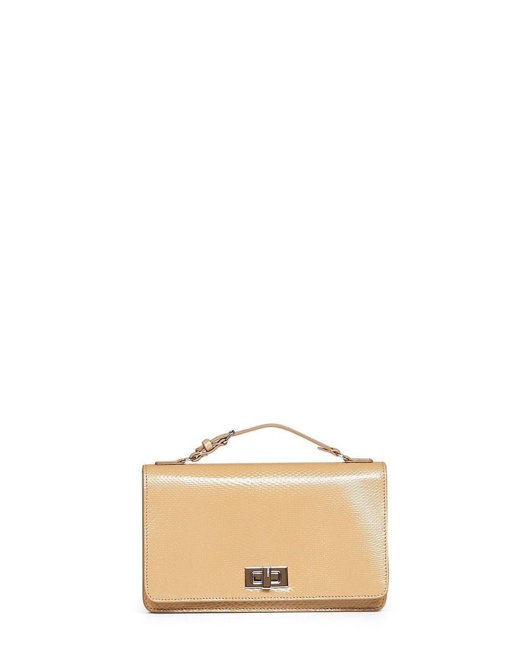 Fendi Light Peekaboo Wallet On Chain in Natural | Lyst UK