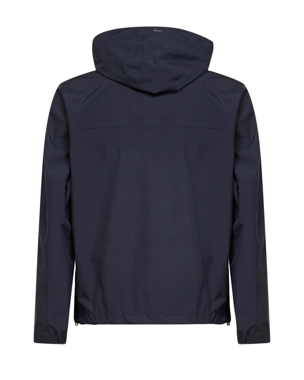 Herno Blue Hooded Windstopper Jacket for men