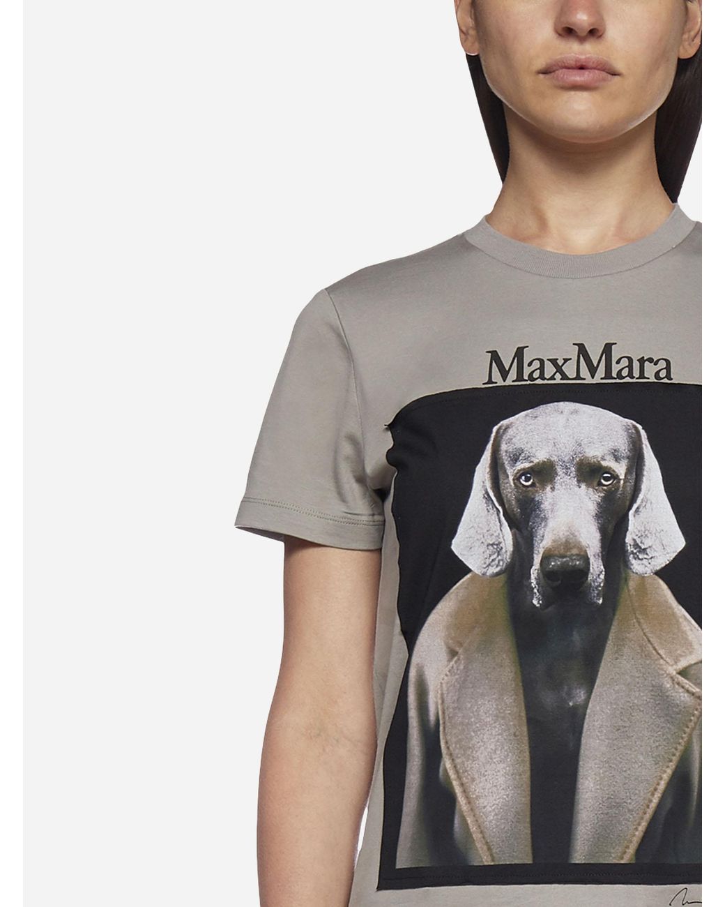 max-mara--T-shirt-Dog-Star-in-