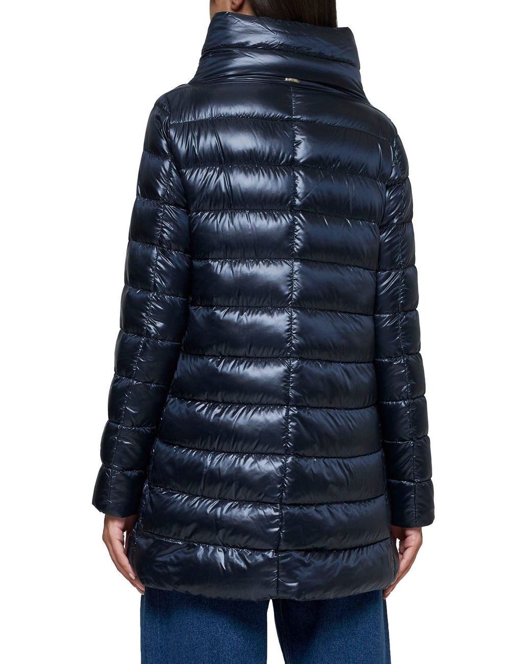 Herno Icons Blue Amelia Quilted Nylon Down Jacket