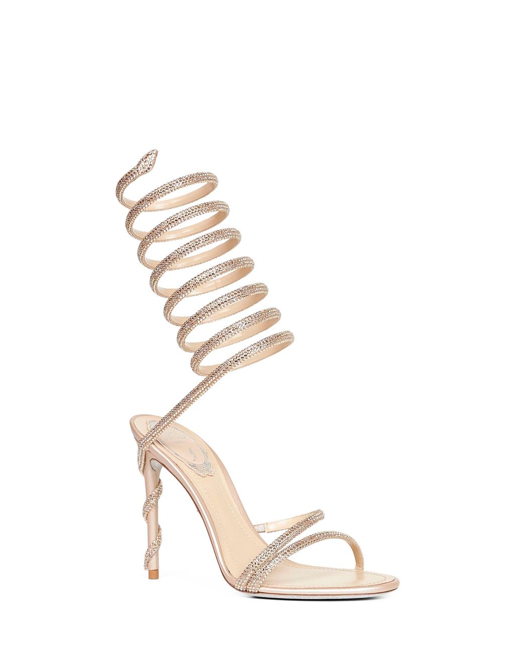 Rene Caovilla Metallic Margot 105 Jeweled Sandals