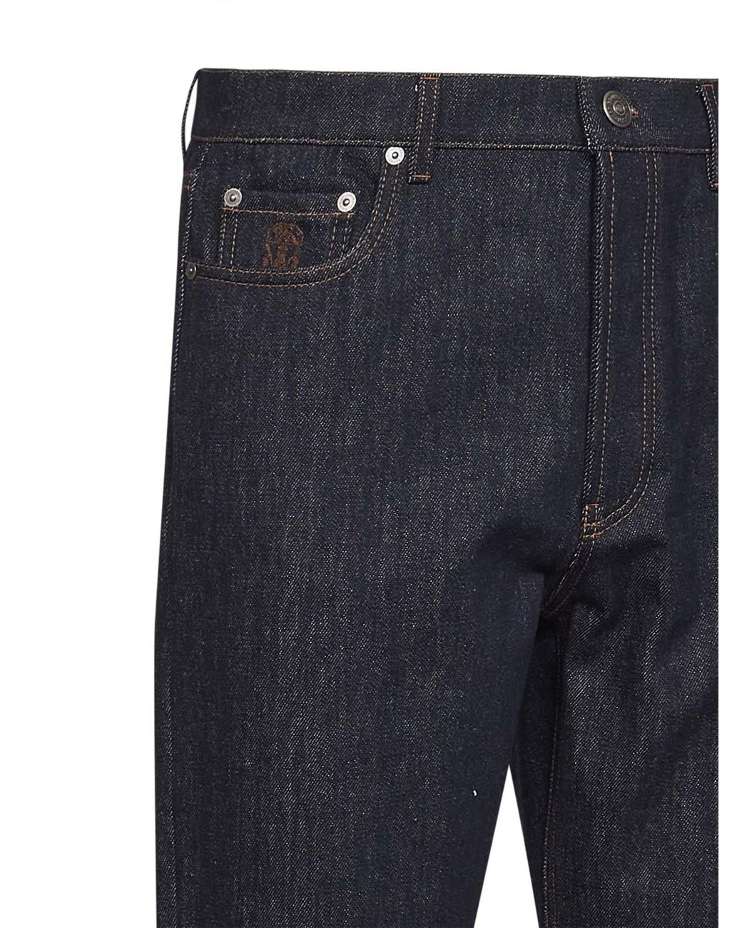 Brunello Cucinelli Blue Jeans Iconic Fit Denim for men