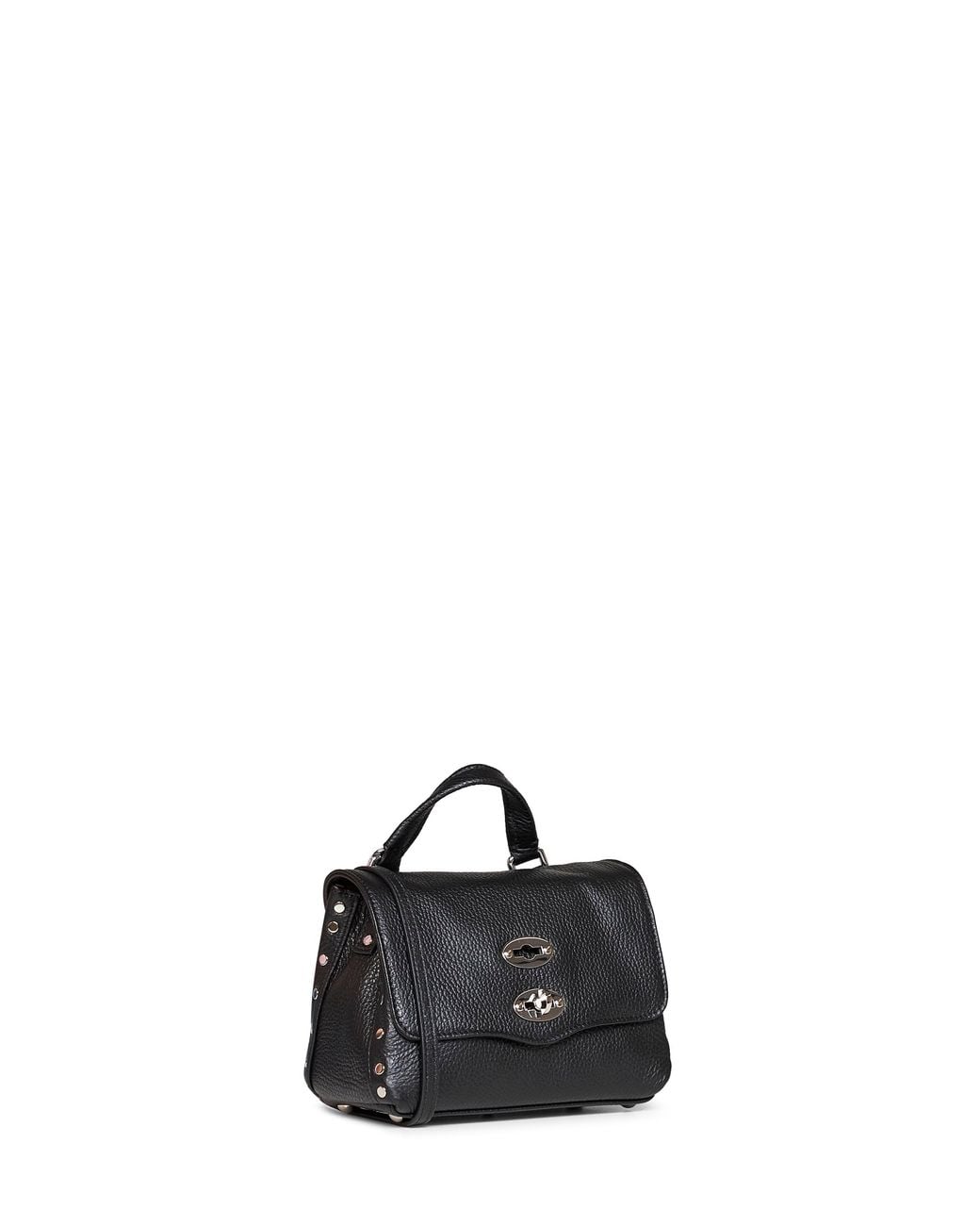 Zanellato Black Baby Postina Handbag