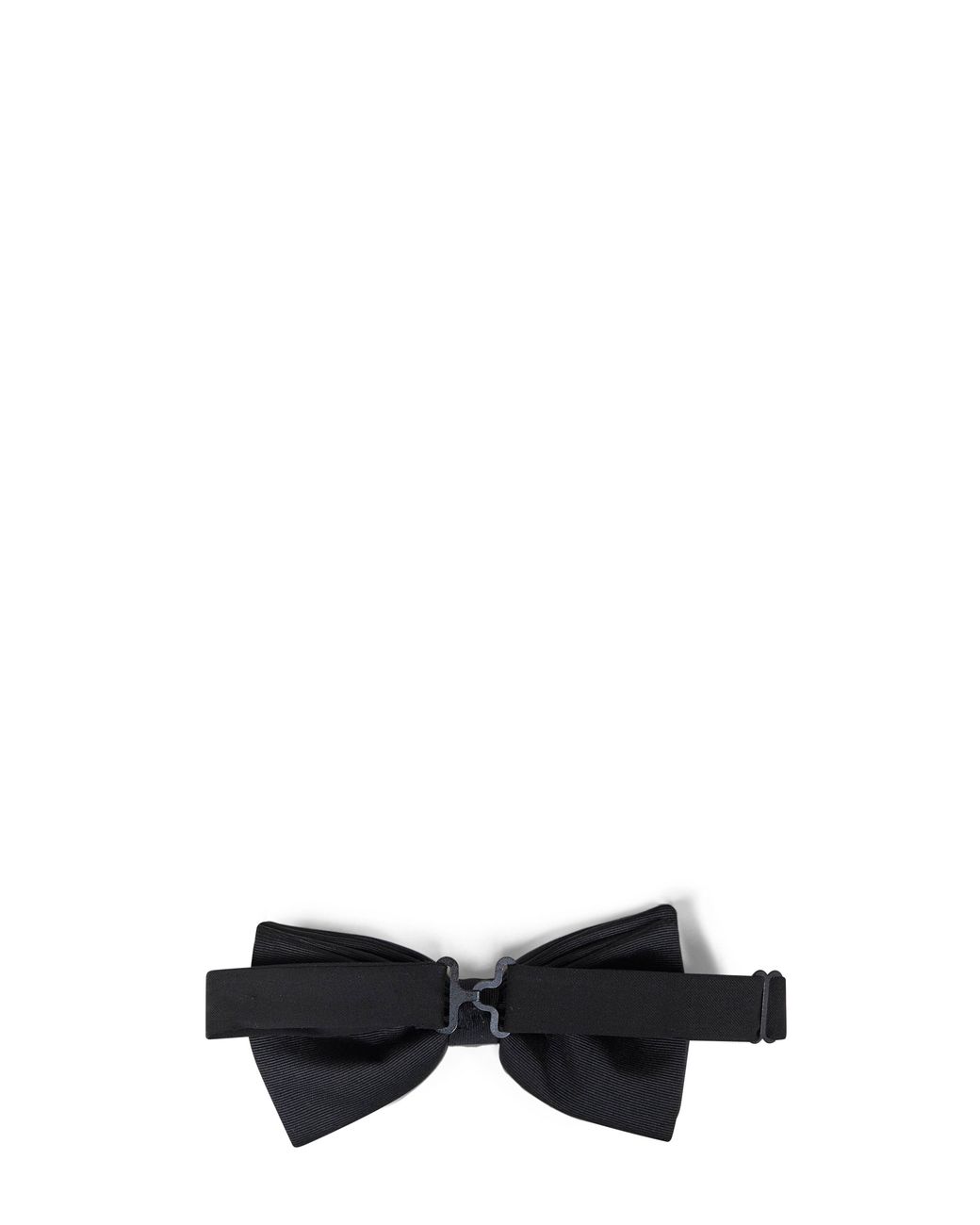 D 40 Black Grosgrain Pre-Tied Bow Tie for men