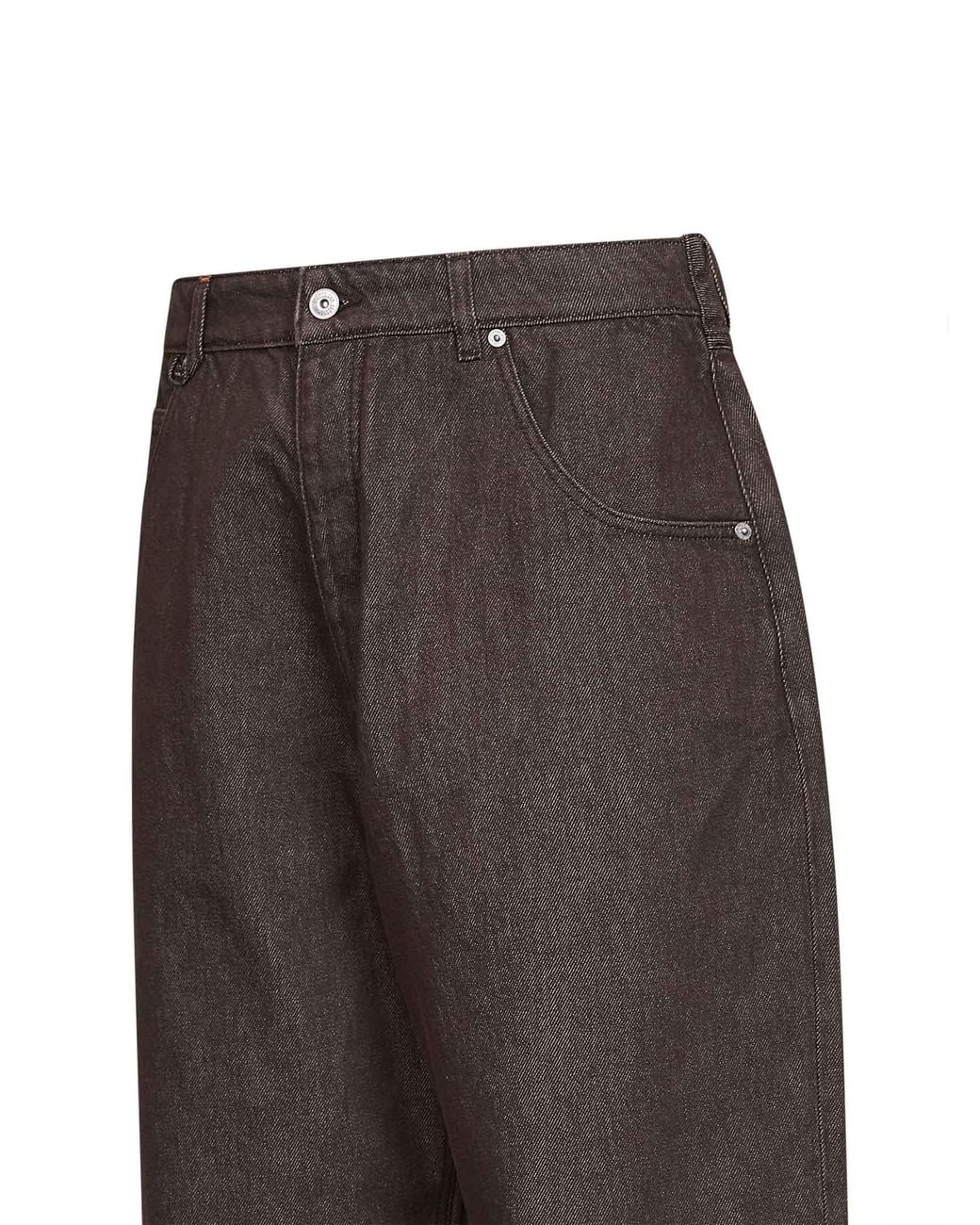 Jacquemus Brown The De-Nîmes Denim Tempo Curved-Leg Jeans for men
