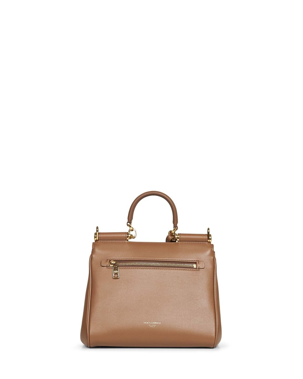 Dolce & Gabbana Natural Caramel My Sicily Small Handbag