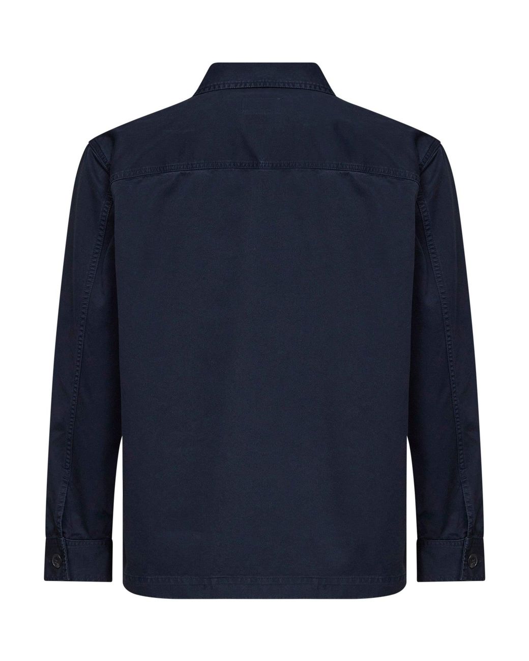Saint Laurent Blue Overshirt Cassandre Cotton for men