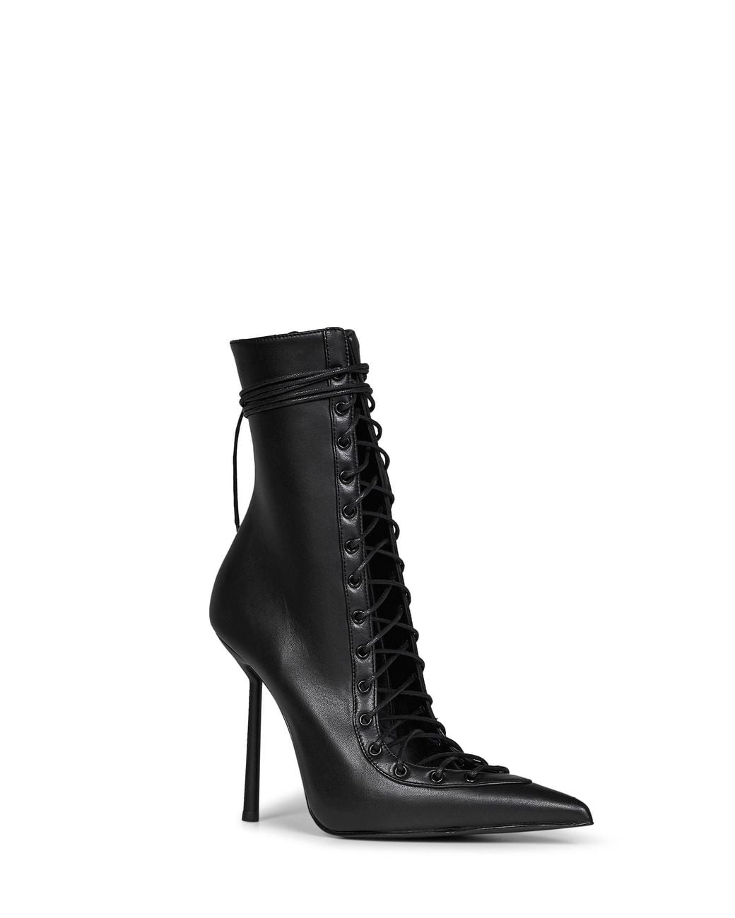 Le Silla Black Semi-Polished Nappa Leather Colette 120 Mm Ankle Boots