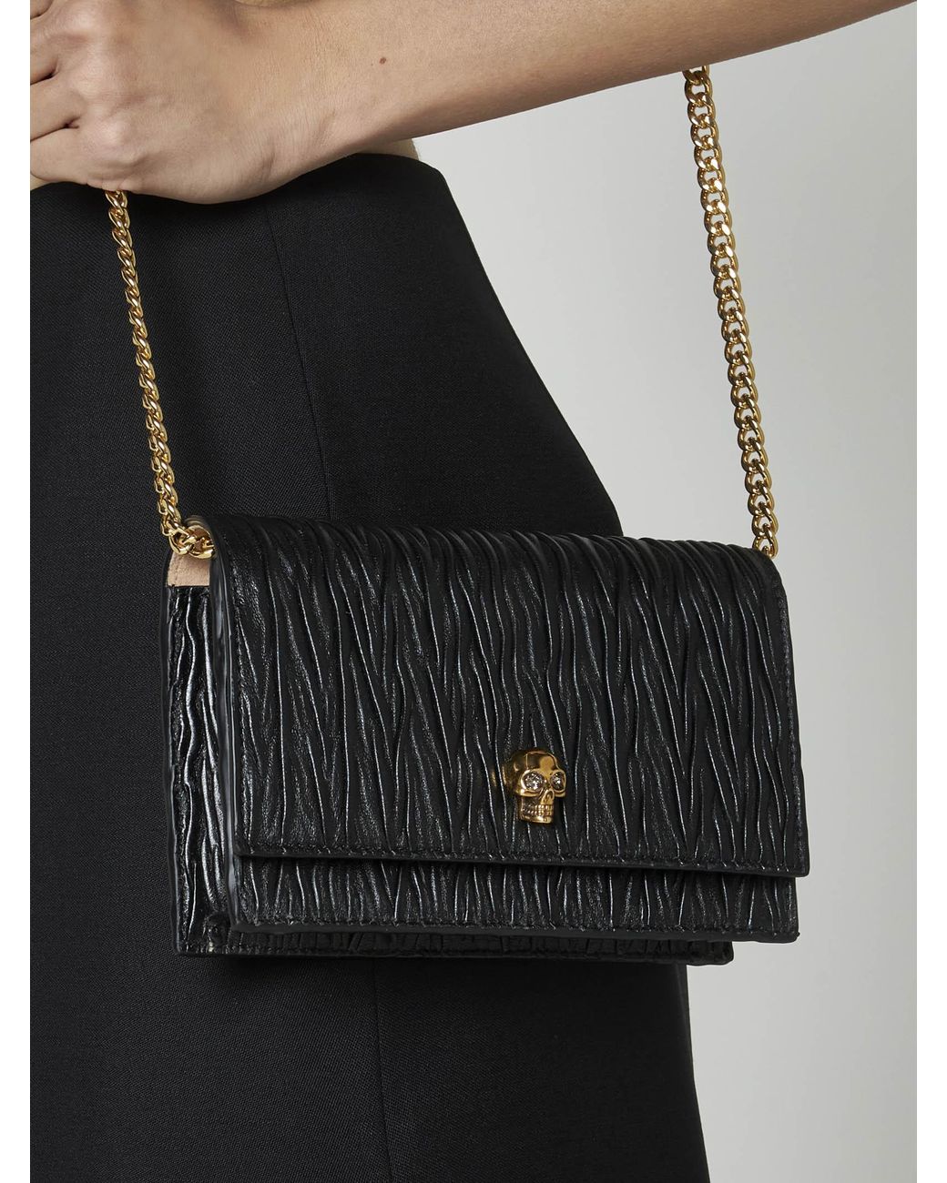 Alexander mcqueen purse skull cheap
