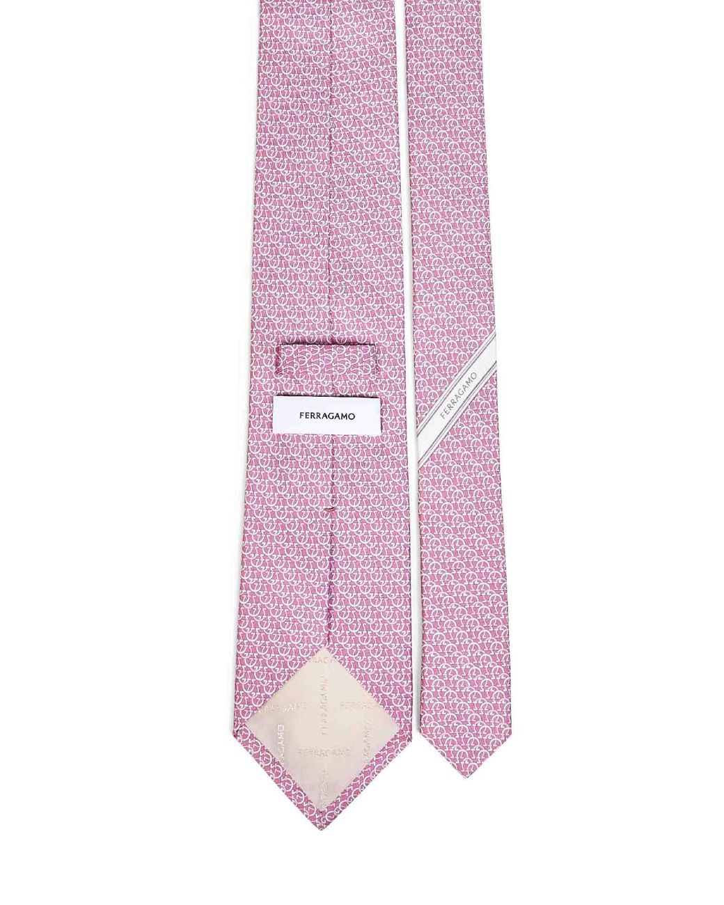 Cravatta Cerchio di Ferragamo in Pink da Uomo