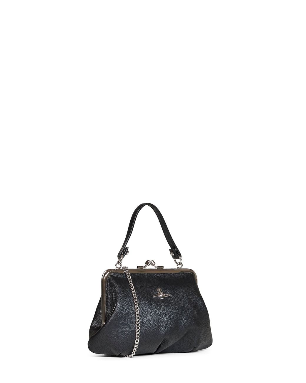 Vivienne Westwood Black Granny Frame Bag <Br
