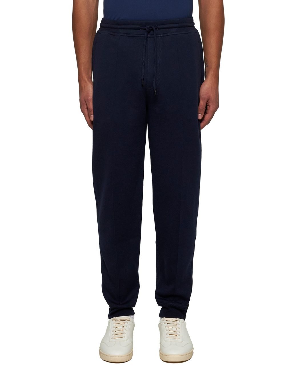 Brunello Cucinelli Blue Fleece Joggers for men