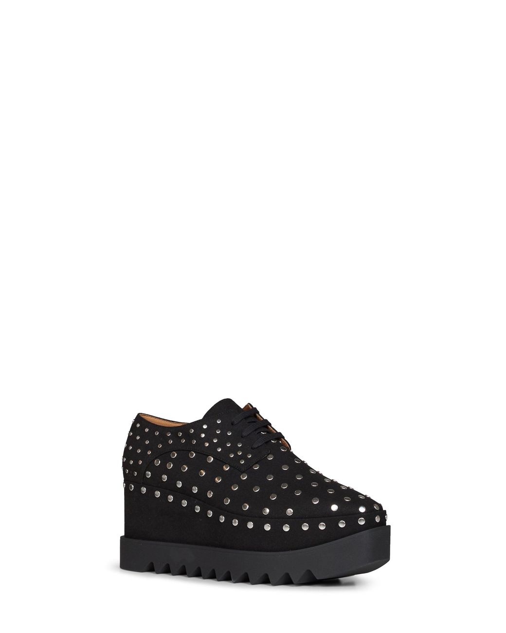 Stella McCartney Black Studded Elyse Wedges