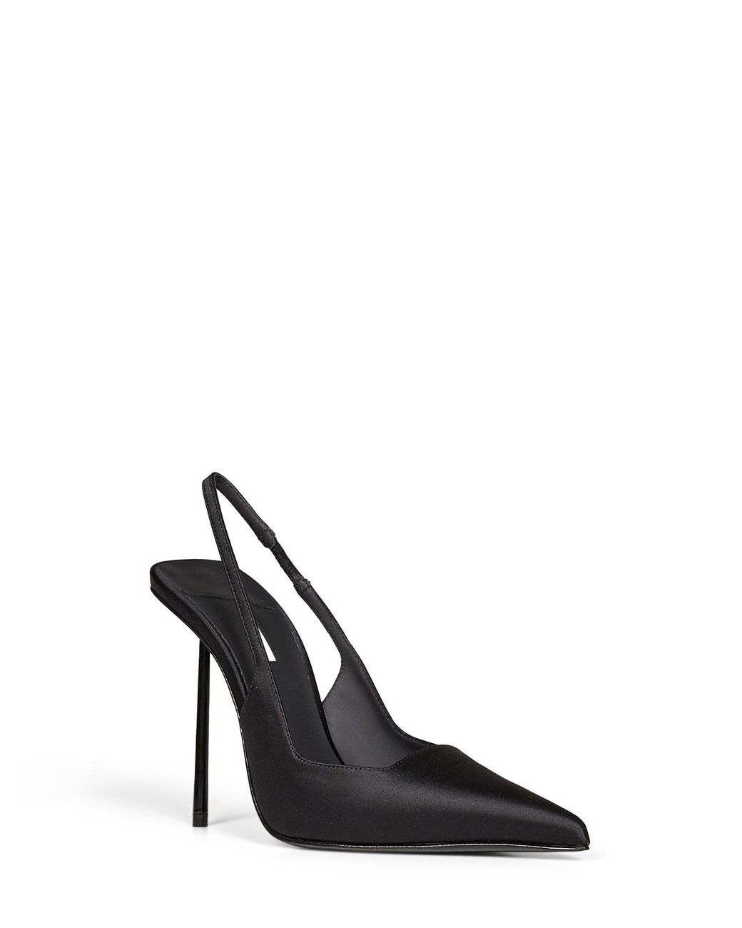 Le Silla White Satin Amelia 120 Mm Slingback Pumps