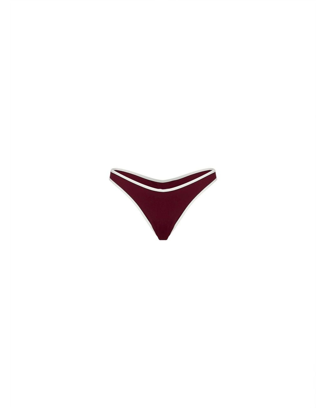 Mc2 Saint Barth Red Bikini Bottom Naomi