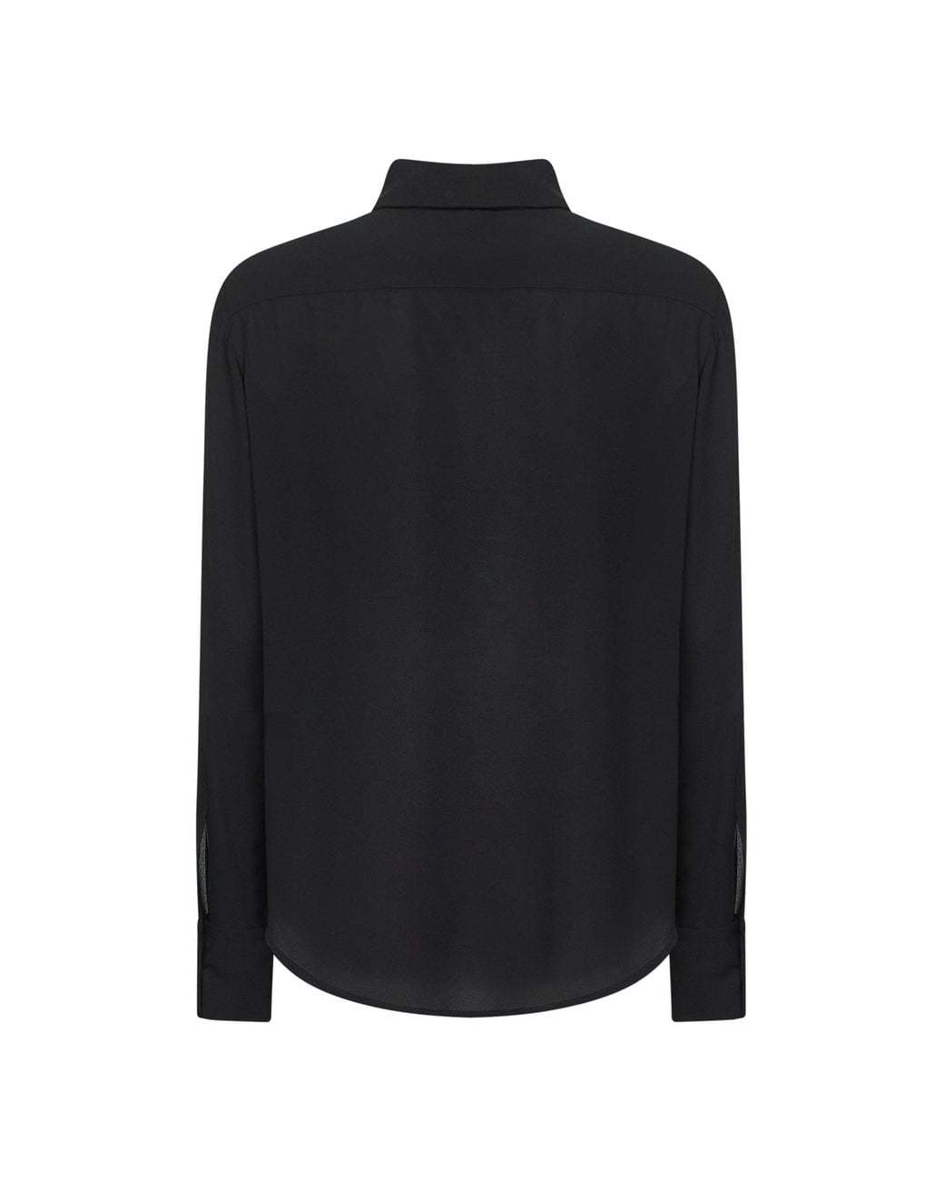 Blanca Vita Black Onyx Crepe Corten Shirt