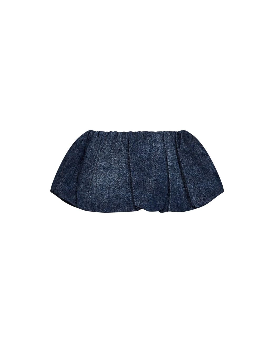DIESEL Blue Denim Balloon Mini Skirt