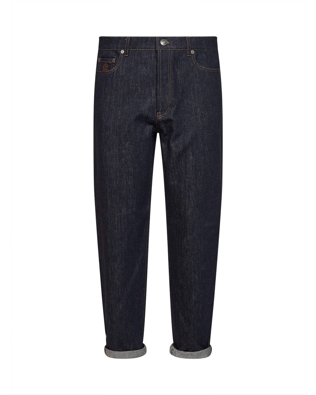 Brunello Cucinelli Blue Jeans Iconic Fit Denim for men