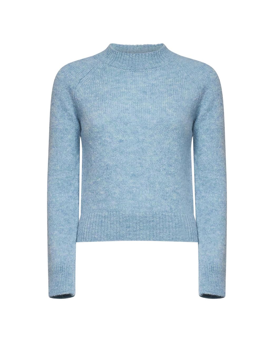 Dries Van Noten Blue Alpaca-Blend Texas Crewneck Sweater<Br
