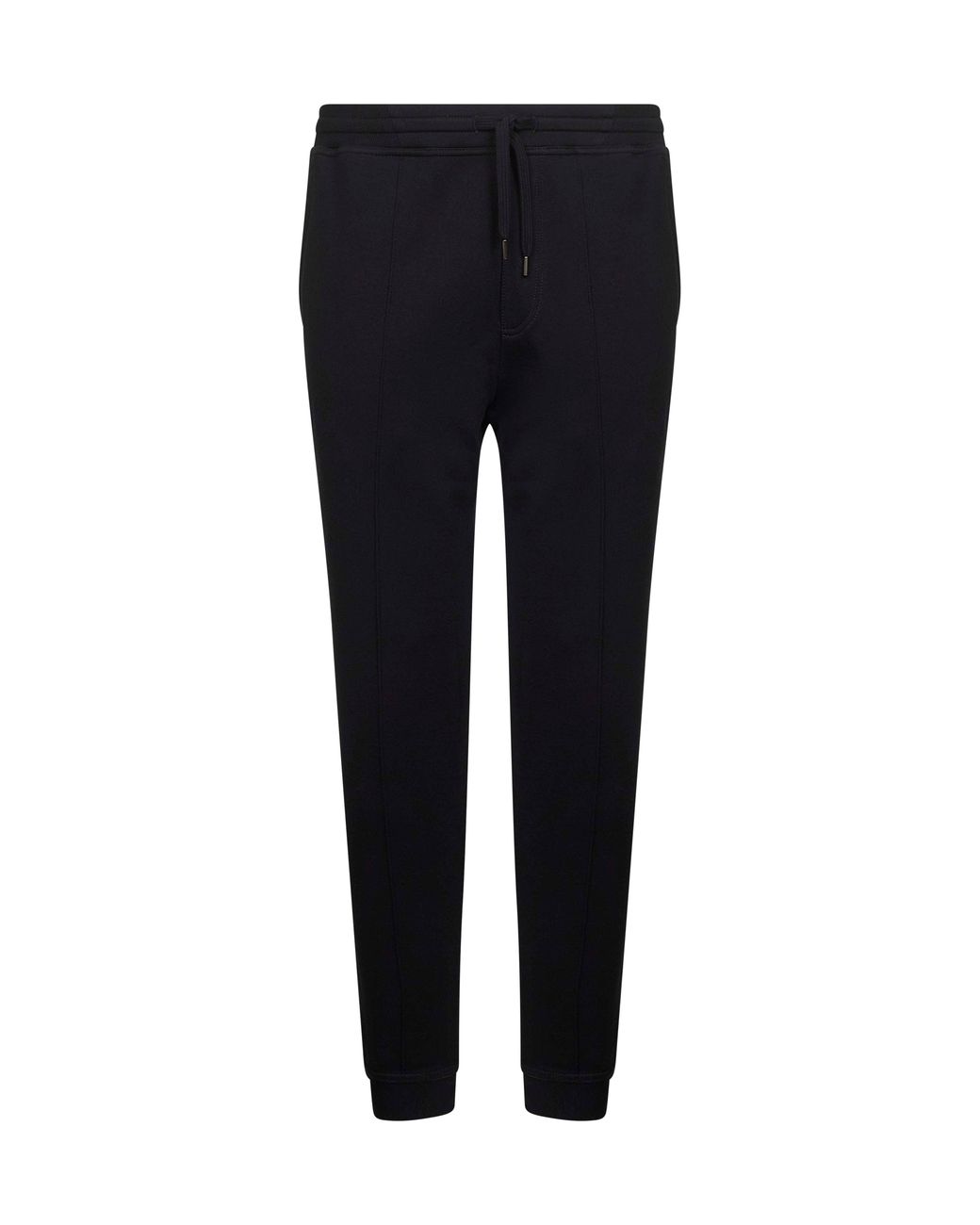 Brunello Cucinelli Blue Double Fleece Jogger Trousers for men