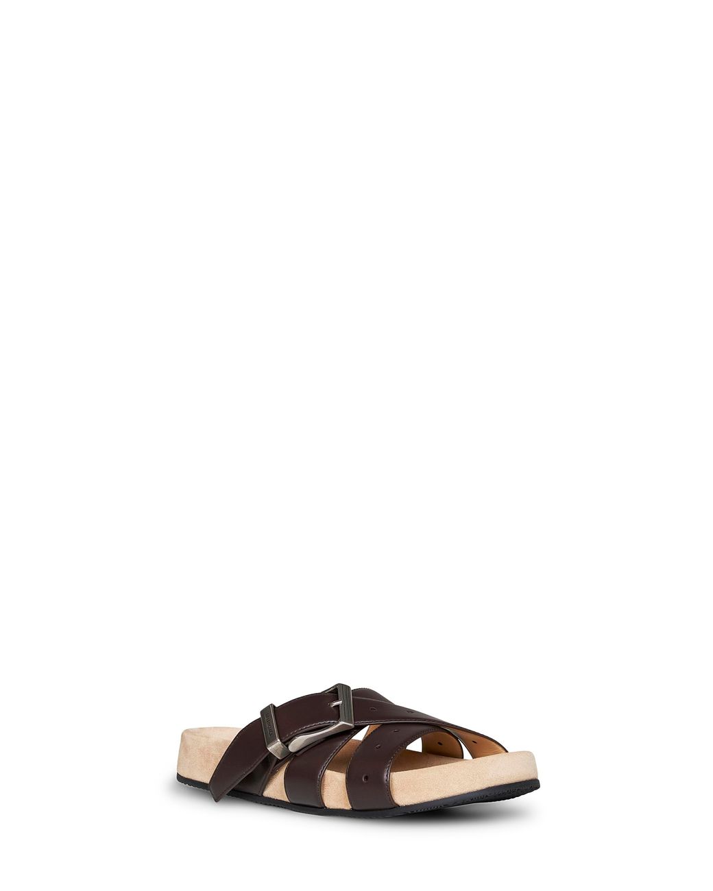 Balenciaga Black Belt Mules Calf Leather for men