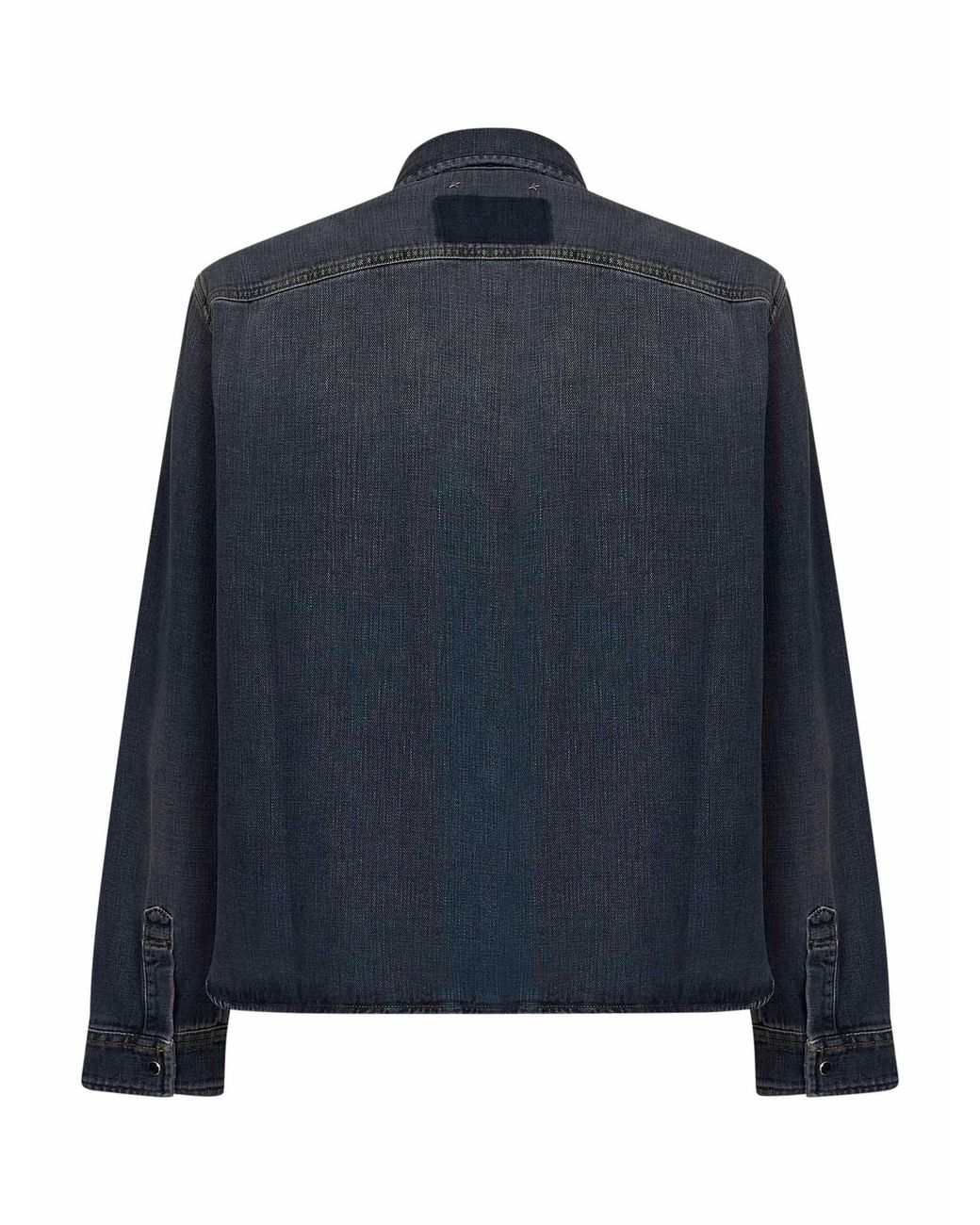 Golden Goose Deluxe Brand Blue Lightweight Cotton Denim Roger Journey Shirt for men