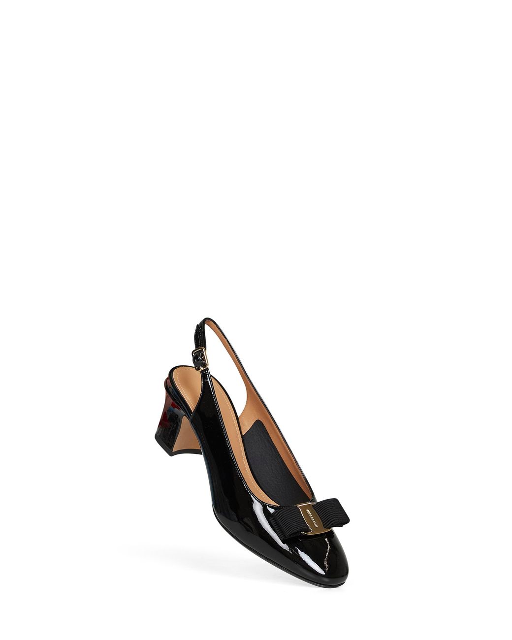 Ferragamo Multicolor Vara Bow Slingback Pumps