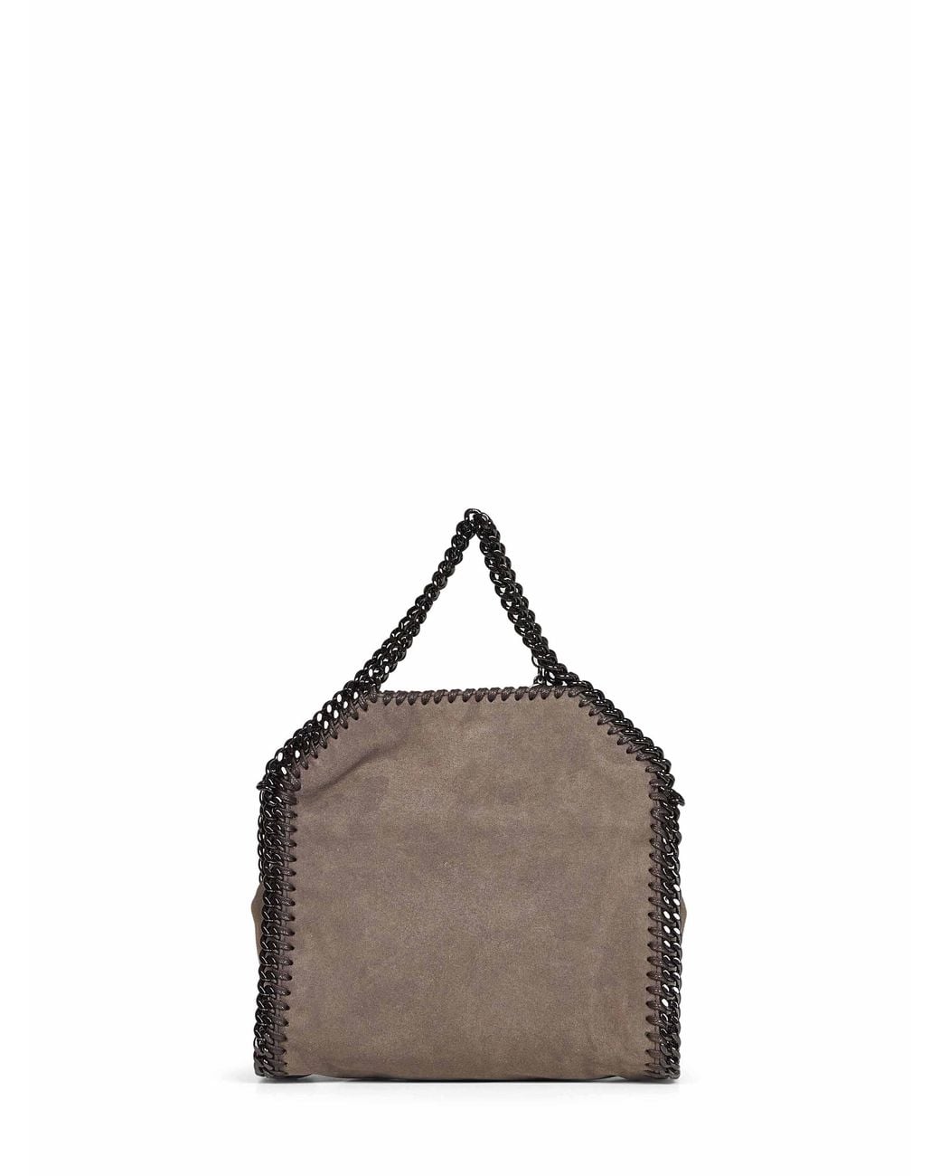 Stella McCartney Brown Taupe Falabella Tiny Bag <Br