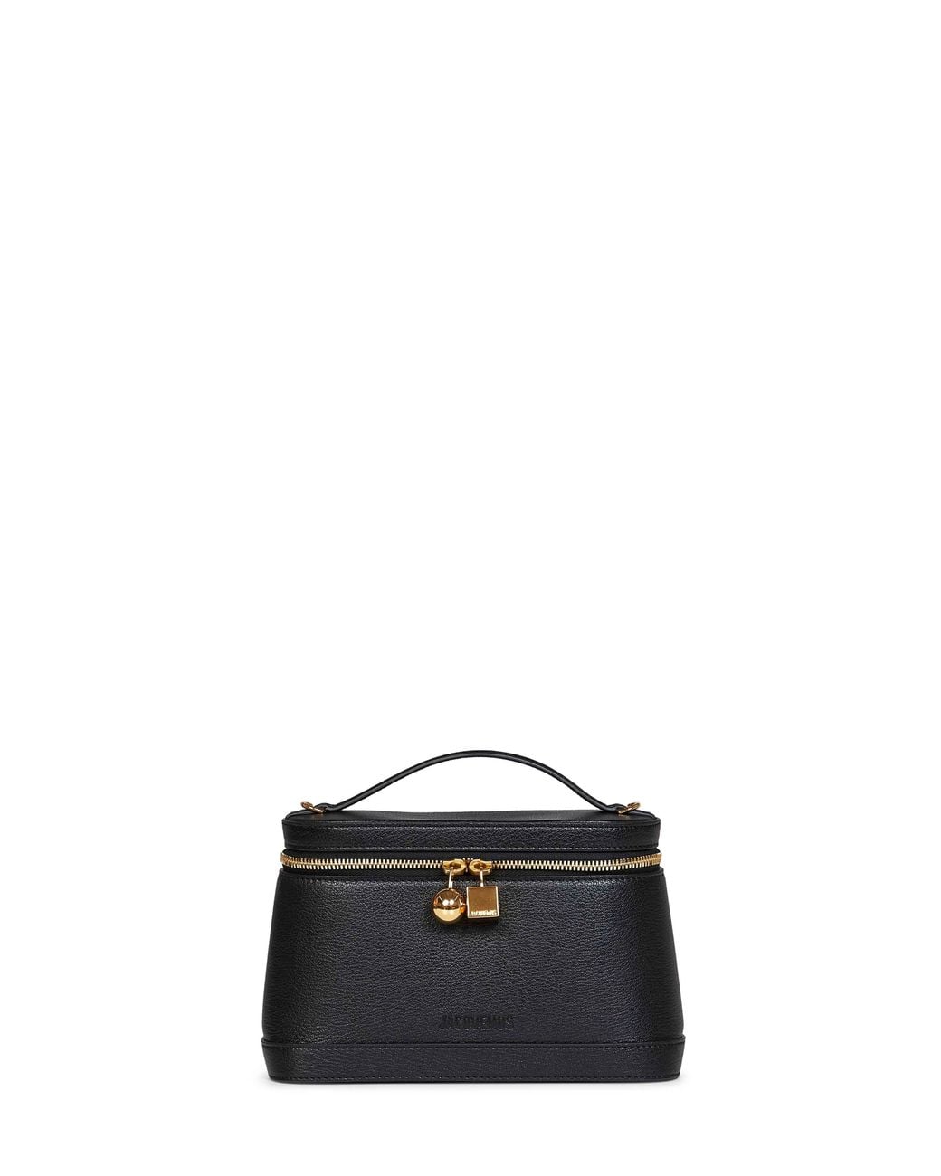 Jacquemus Black The Vanity Small Handbag With Shiulder Strap
